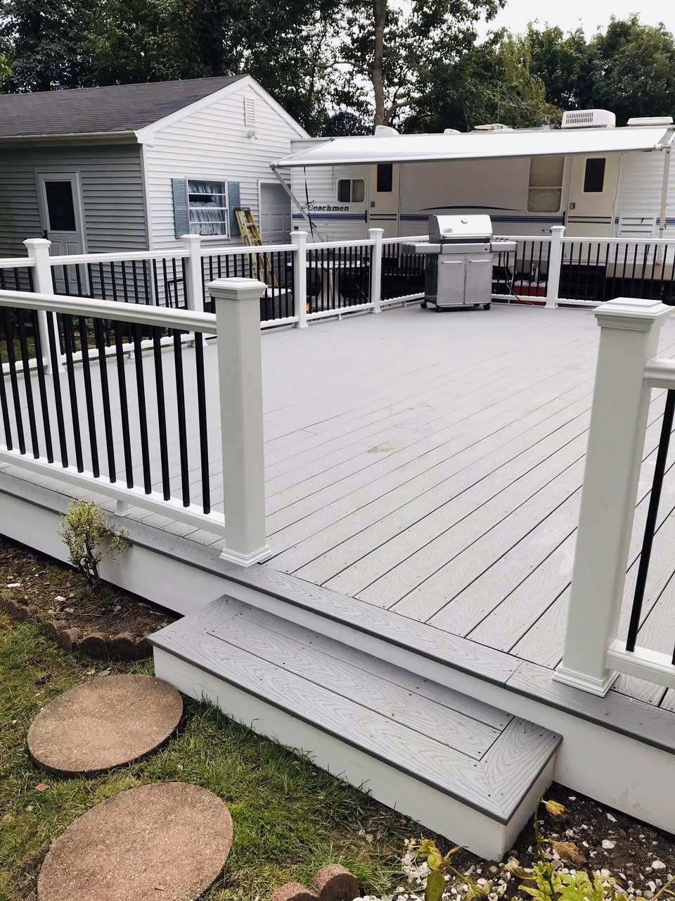 New Wood Deck With A View