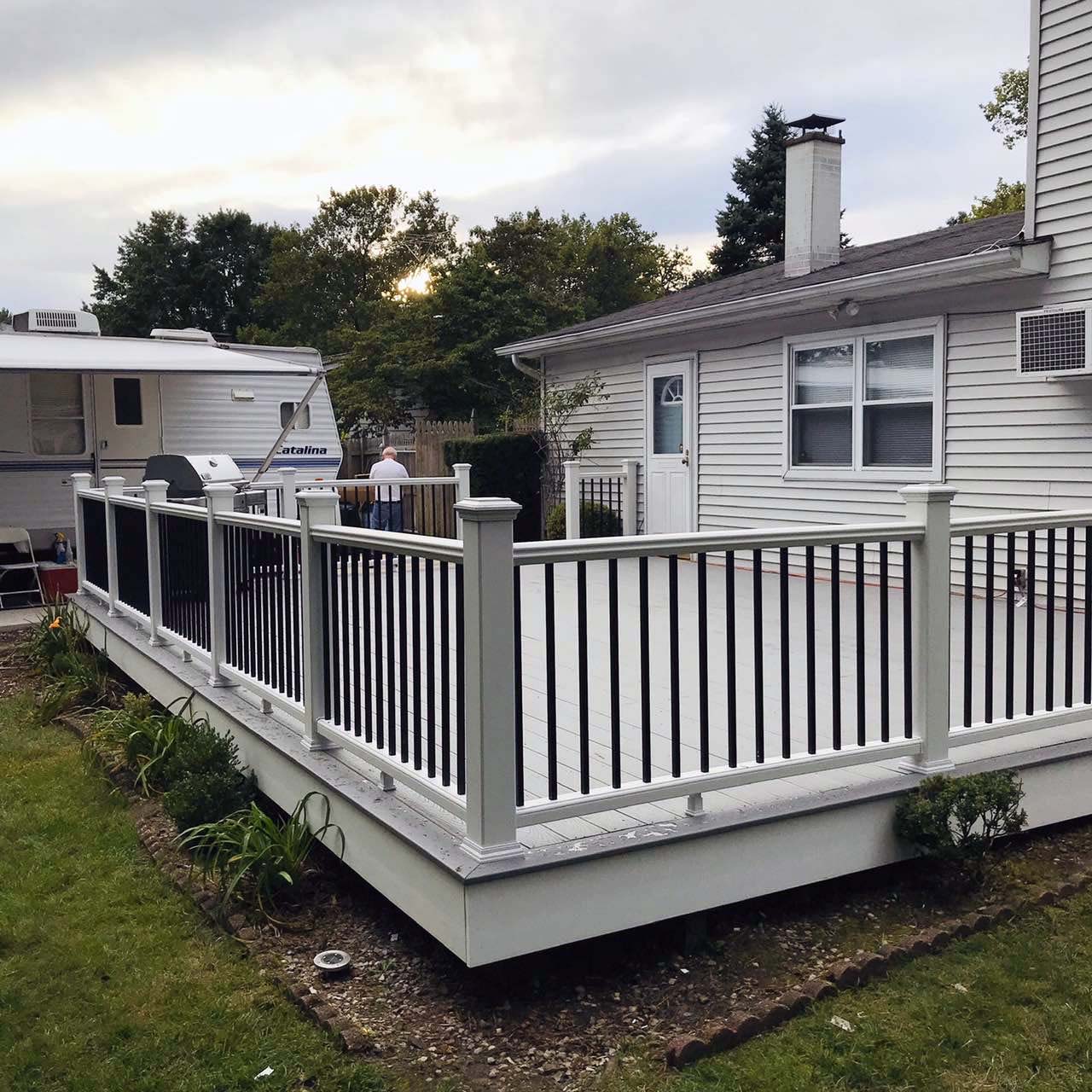 New Wood Deck With A View