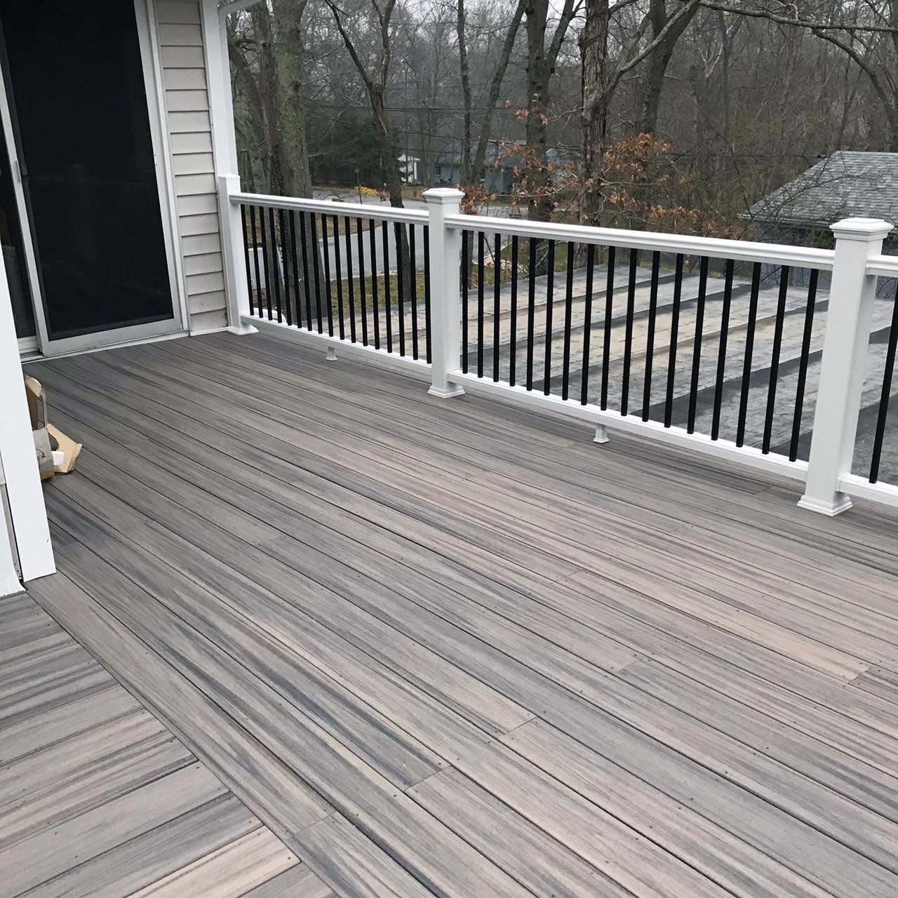 New Wood Deck With A View