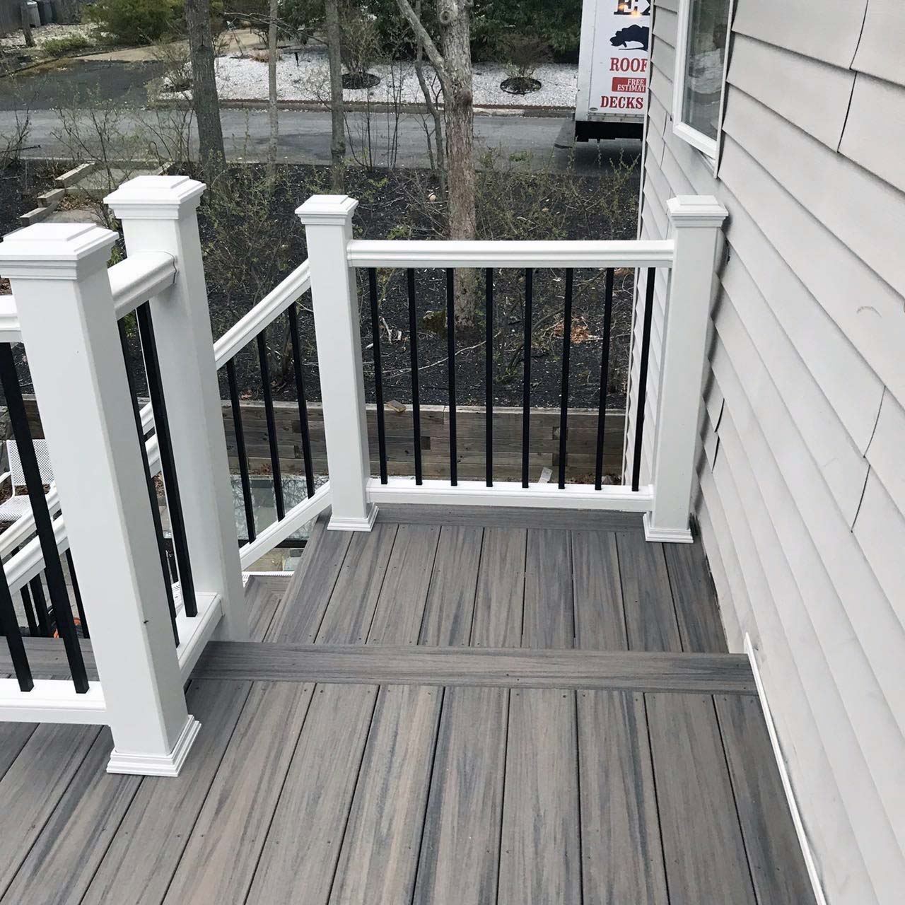 New Wood Deck With A View
