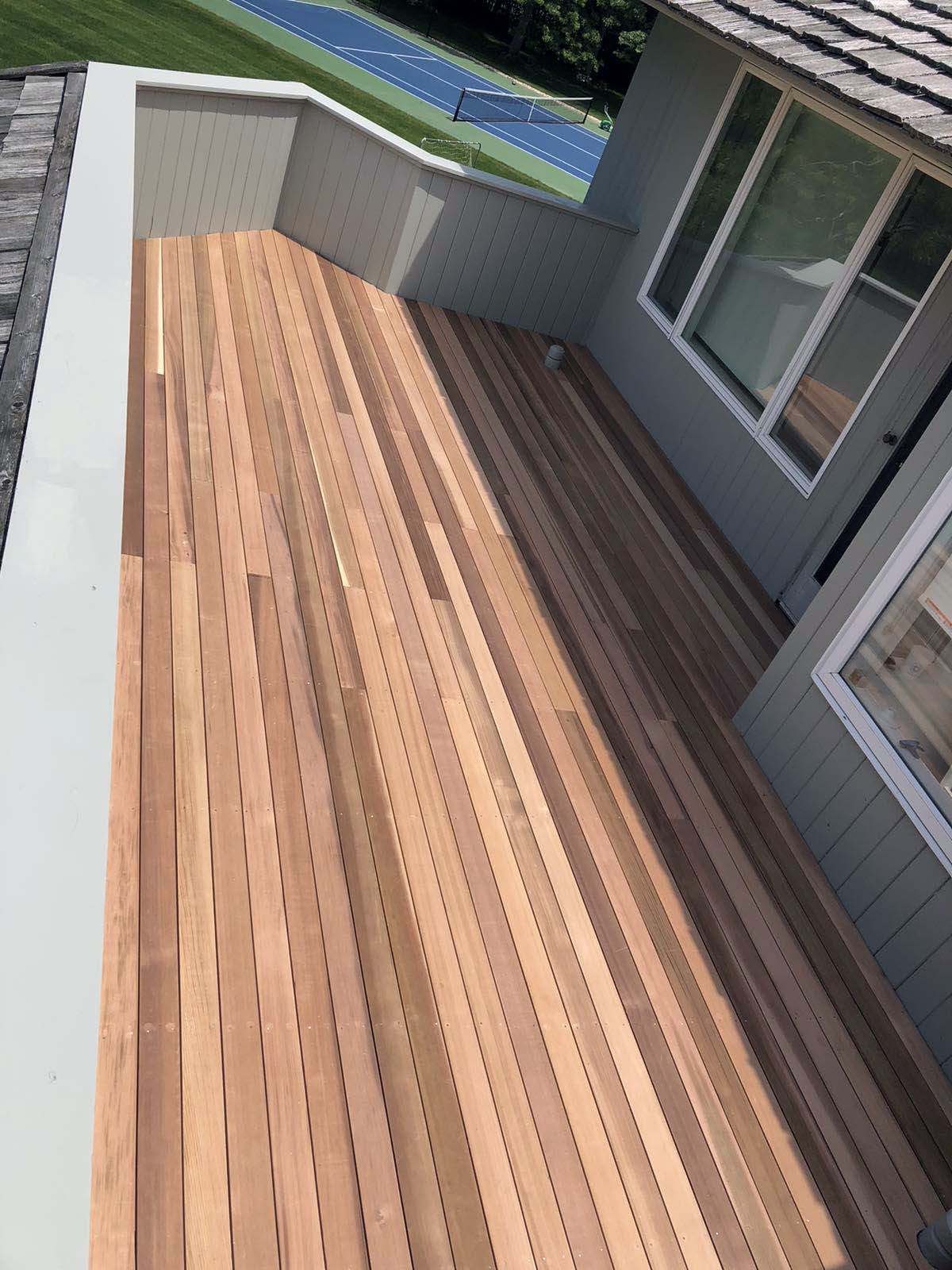 New Wood Deck With A View