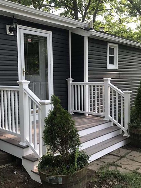 Suffolk County Long Island front porch deck and repairs