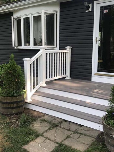 Nassau County Long Island front porch deck and repairs