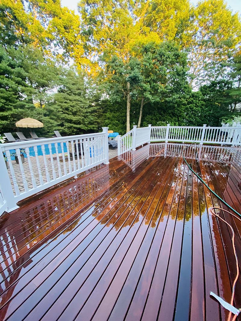 Suffolk County Long Island pool deck