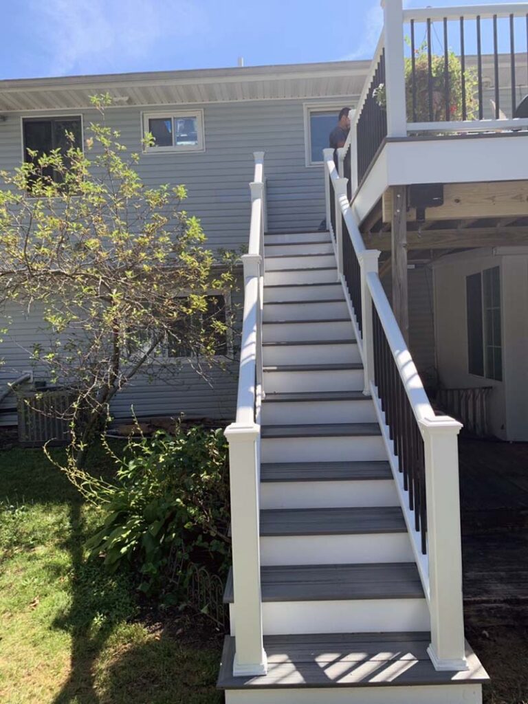 Suffolk County Long Island second story deck and repairs