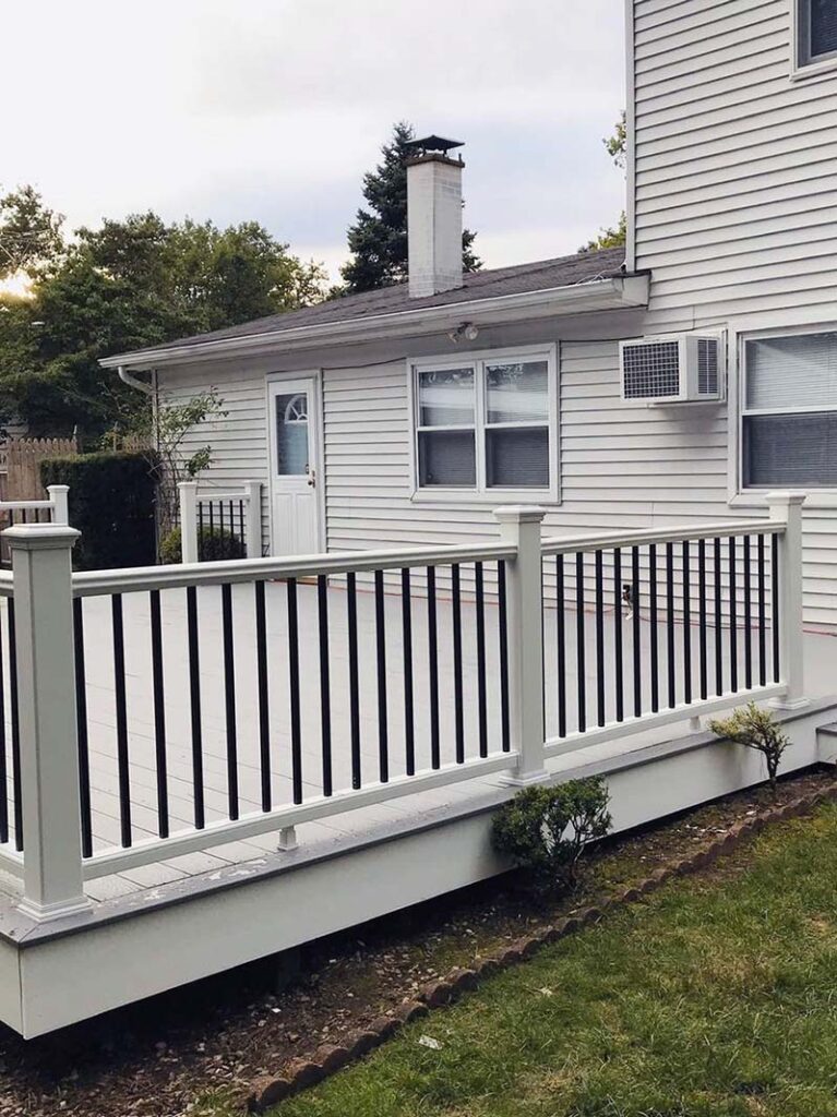 Suffolk County, Long Island, NY backyard composite deck and repairs