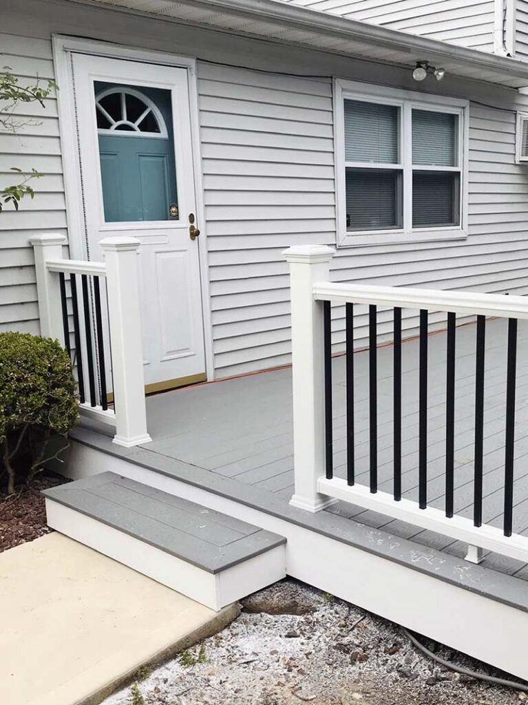 Suffolk County, Long Island, NY backyard composite deck and repairs