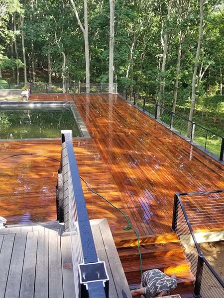 Suffolk County Long Island ipe deck and repairs