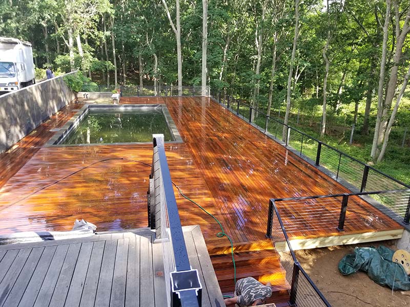 Suffolk County Long Island ipe deck and repairs