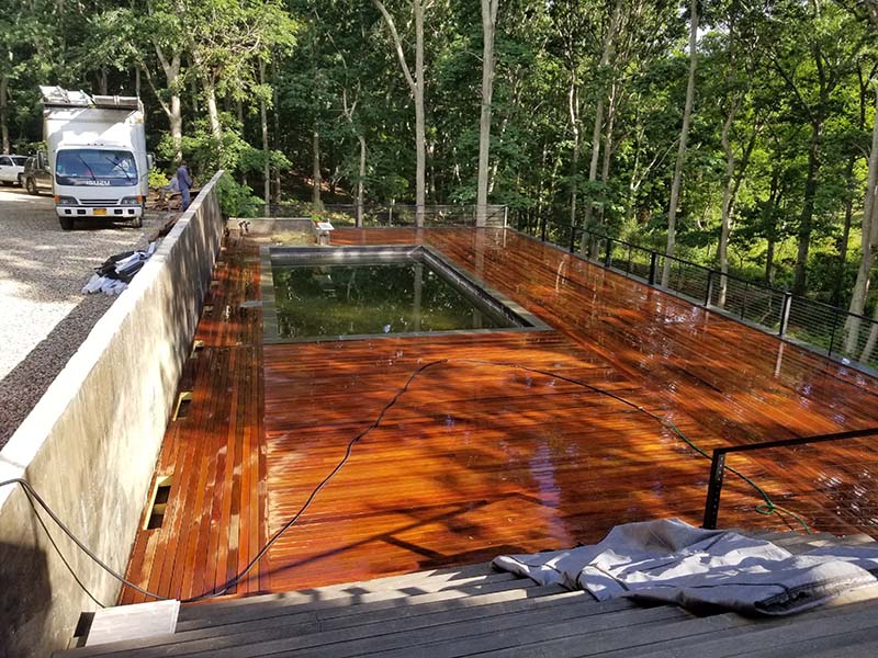 Suffolk County Long Island ipe deck and repairs