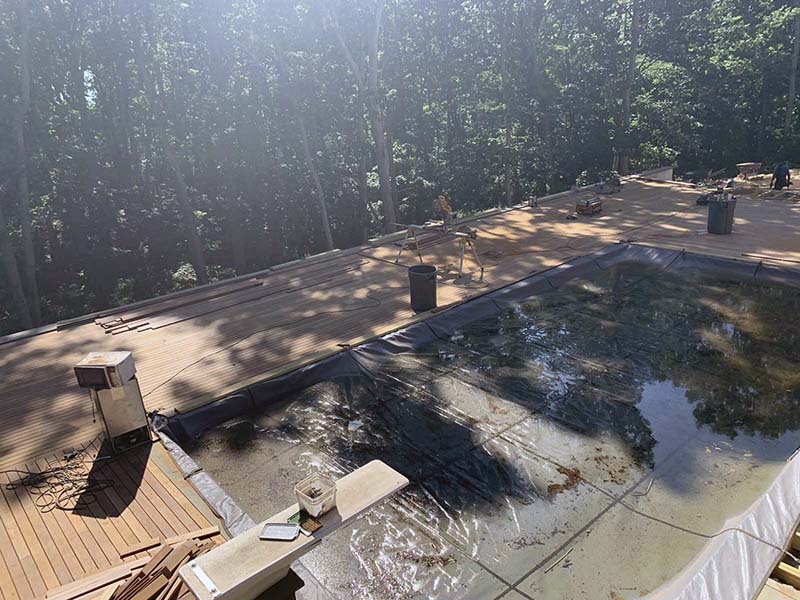 Suffolk County Long Island IPE wood deck and repairs