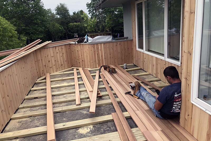 Suffolk, Long Island, NY balcony deck and repairs