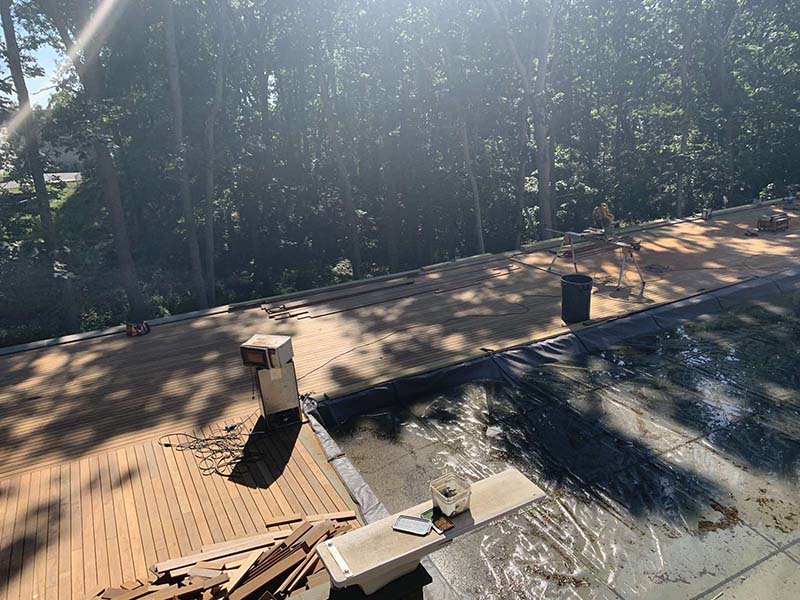 Suffolk County Long Island IPE wood deck and repairs