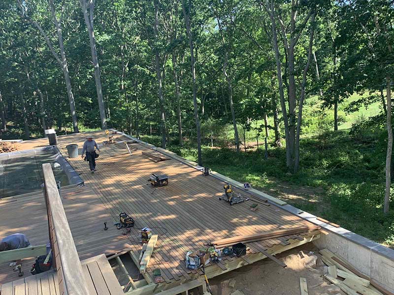 Suffolk County Long Island IPE wood deck and repairs