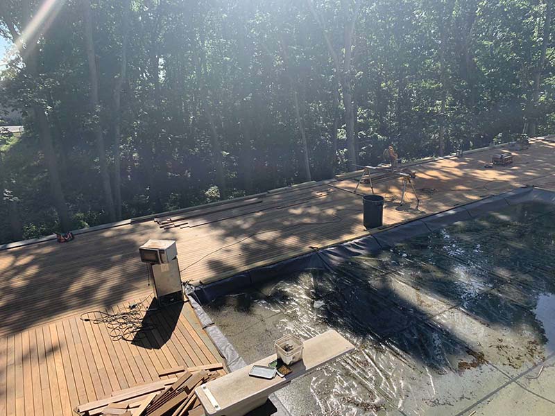 Suffolk County Long Island IPE wood deck and repairs