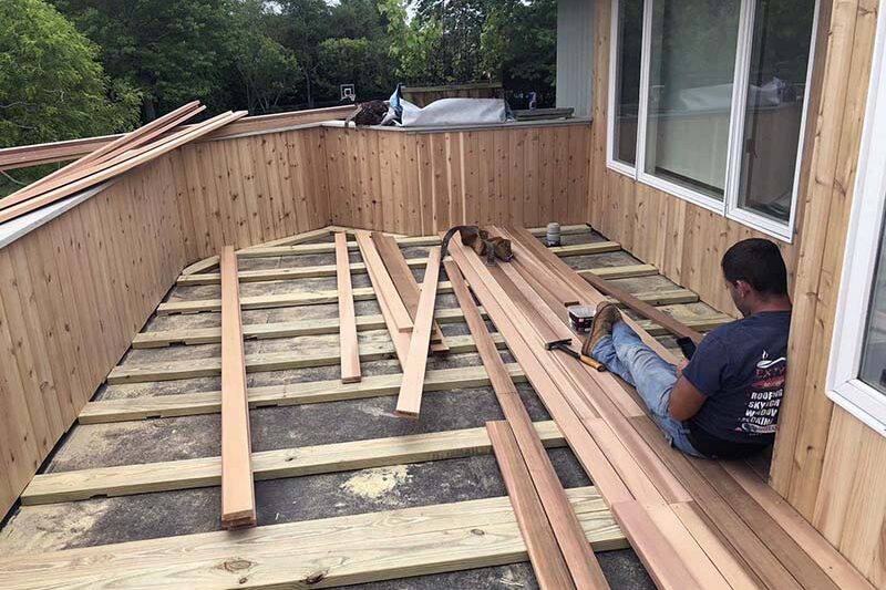 Suffolk, Long Island, NY balcony deck and repairs