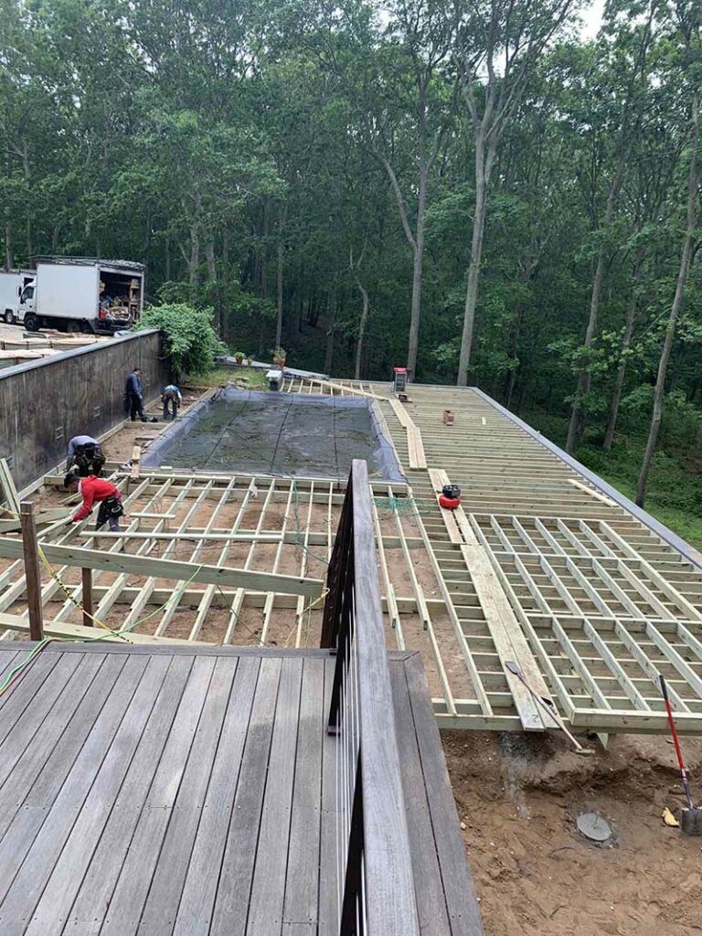 Suffolk County Long Island IPE wood deck and repairs