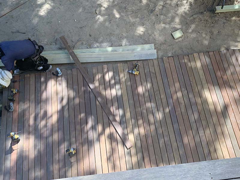 Suffolk County Long Island IPE wood deck and repairs