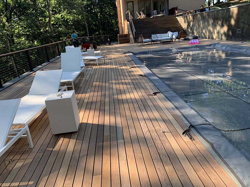 Suffolk County Long Island IPE wood deck and repairs