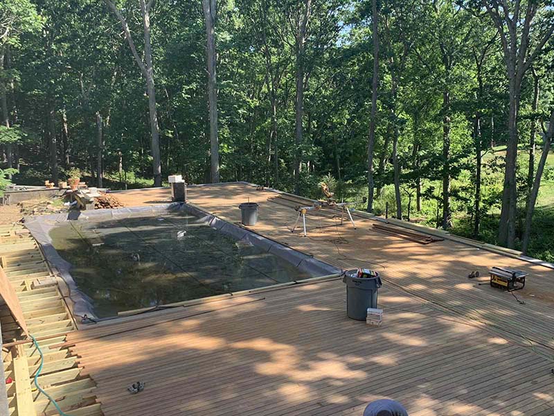 Suffolk County Long Island IPE wood deck and repairs