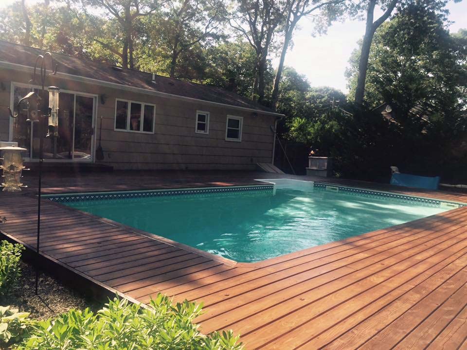 Suffolk, Long Island, NY pool deck and repairs