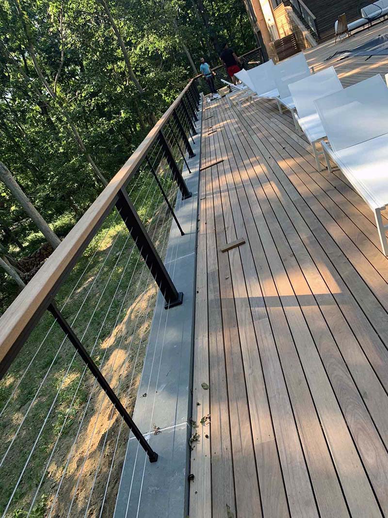 Suffolk County Long Island IPE wood deck and repairs