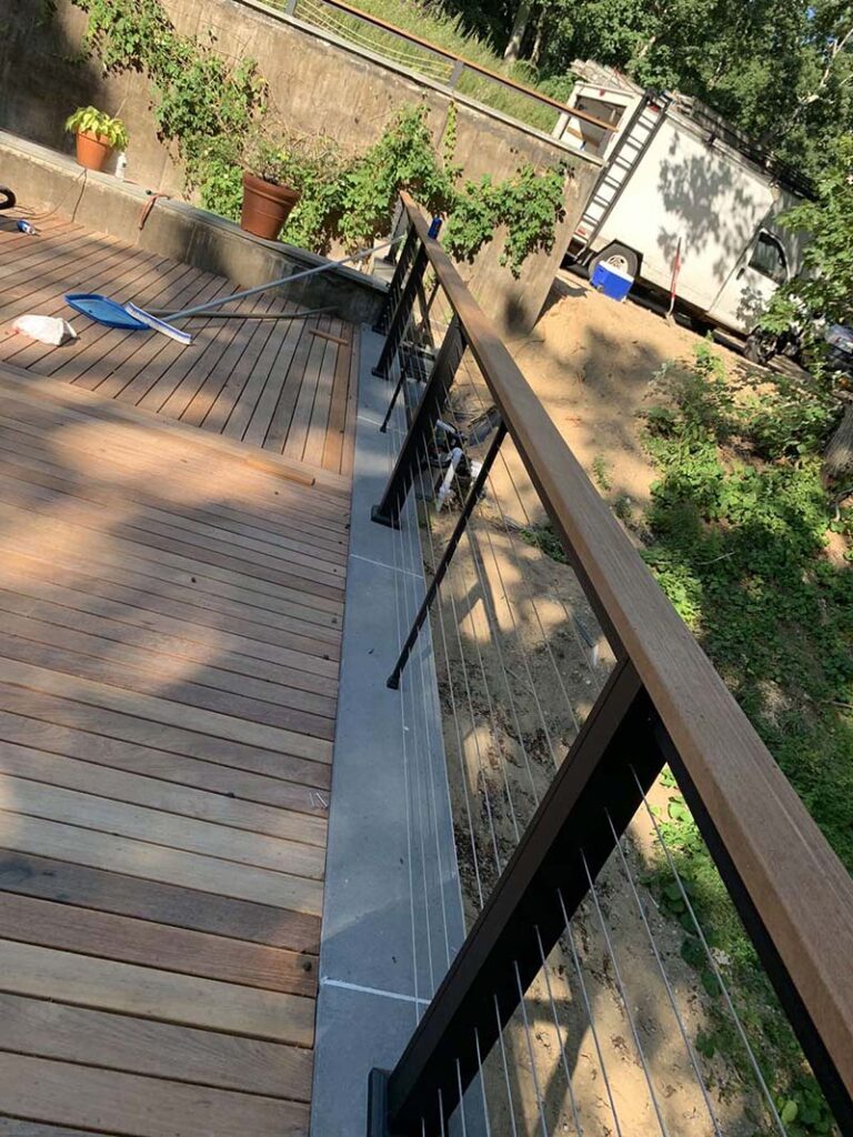 Suffolk County Long Island IPE wood deck and repairs