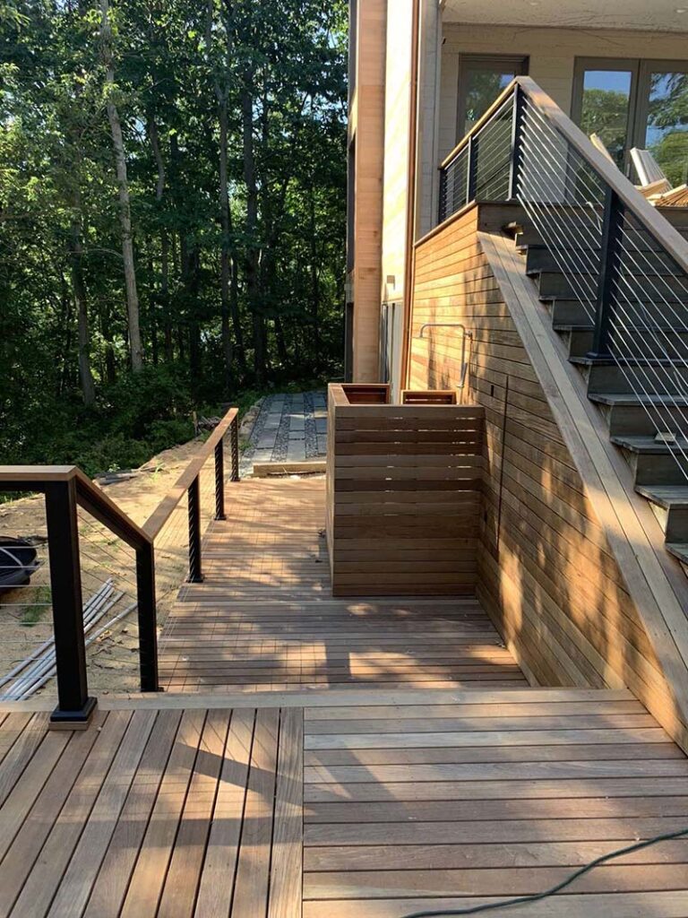 Suffolk County Long Island IPE wood deck and repairs