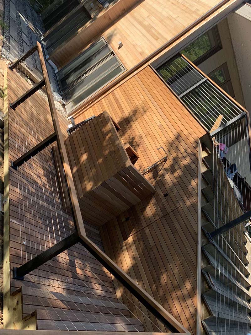 Suffolk County Long Island IPE wood deck and repairs