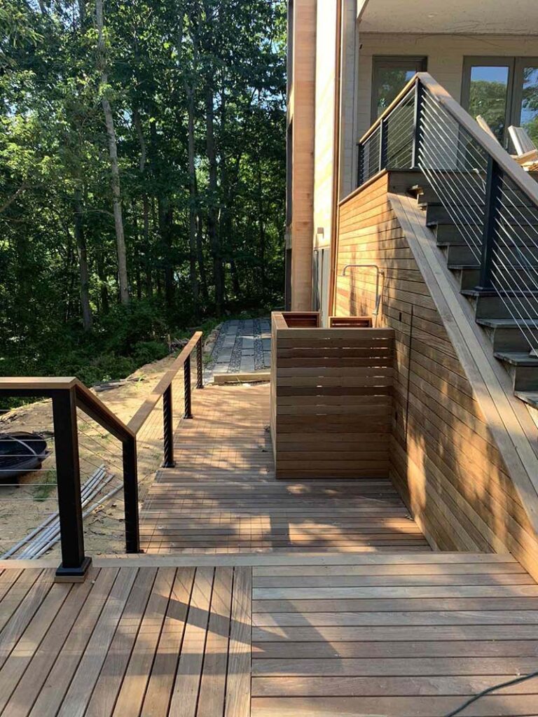 Suffolk County Long Island IPE wood deck and repairs