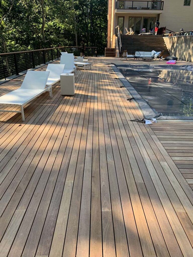 Suffolk County Long Island IPE wood deck and repairs