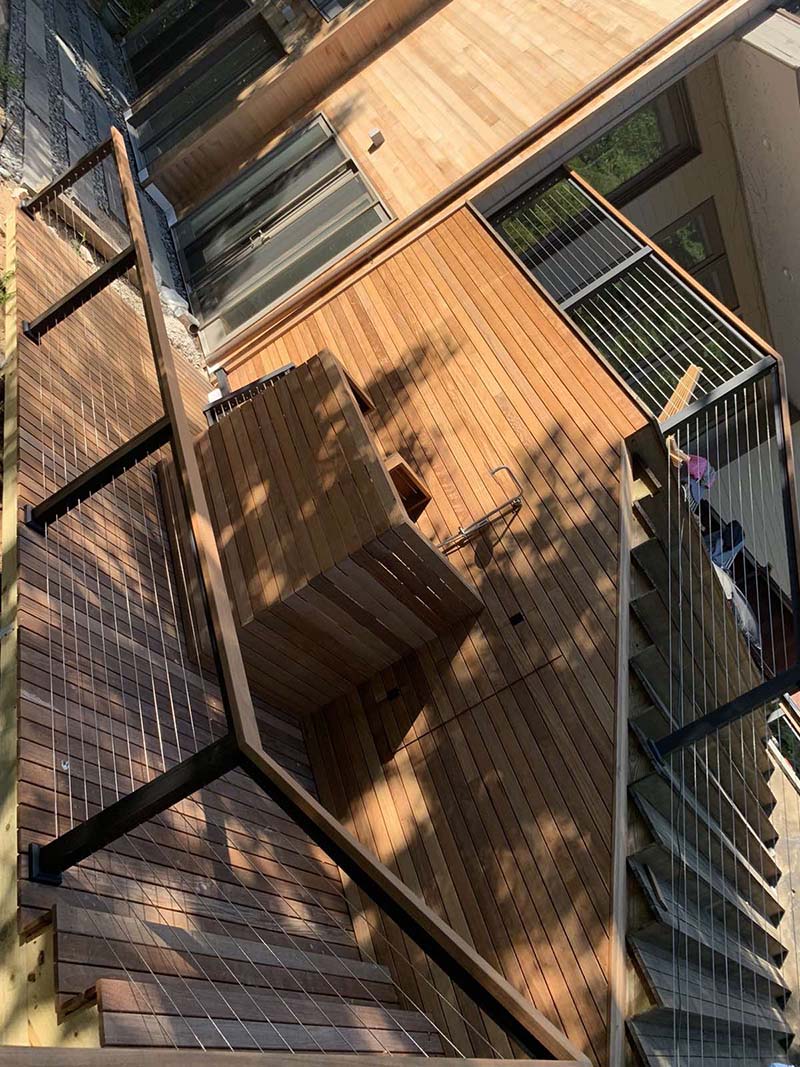 Suffolk County Long Island IPE wood deck and repairs