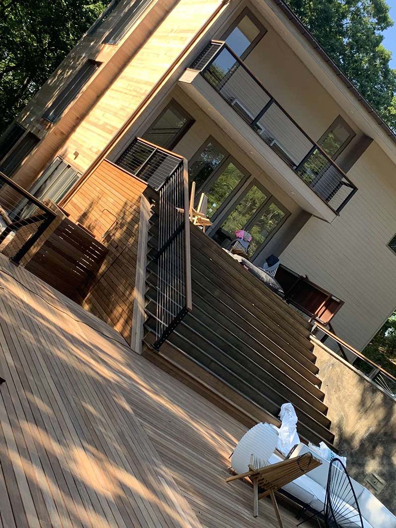 Suffolk County Long Island IPE wood deck and repairs